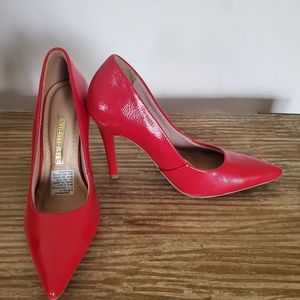 Red leather pumps Brazilian 36 EUR 6M